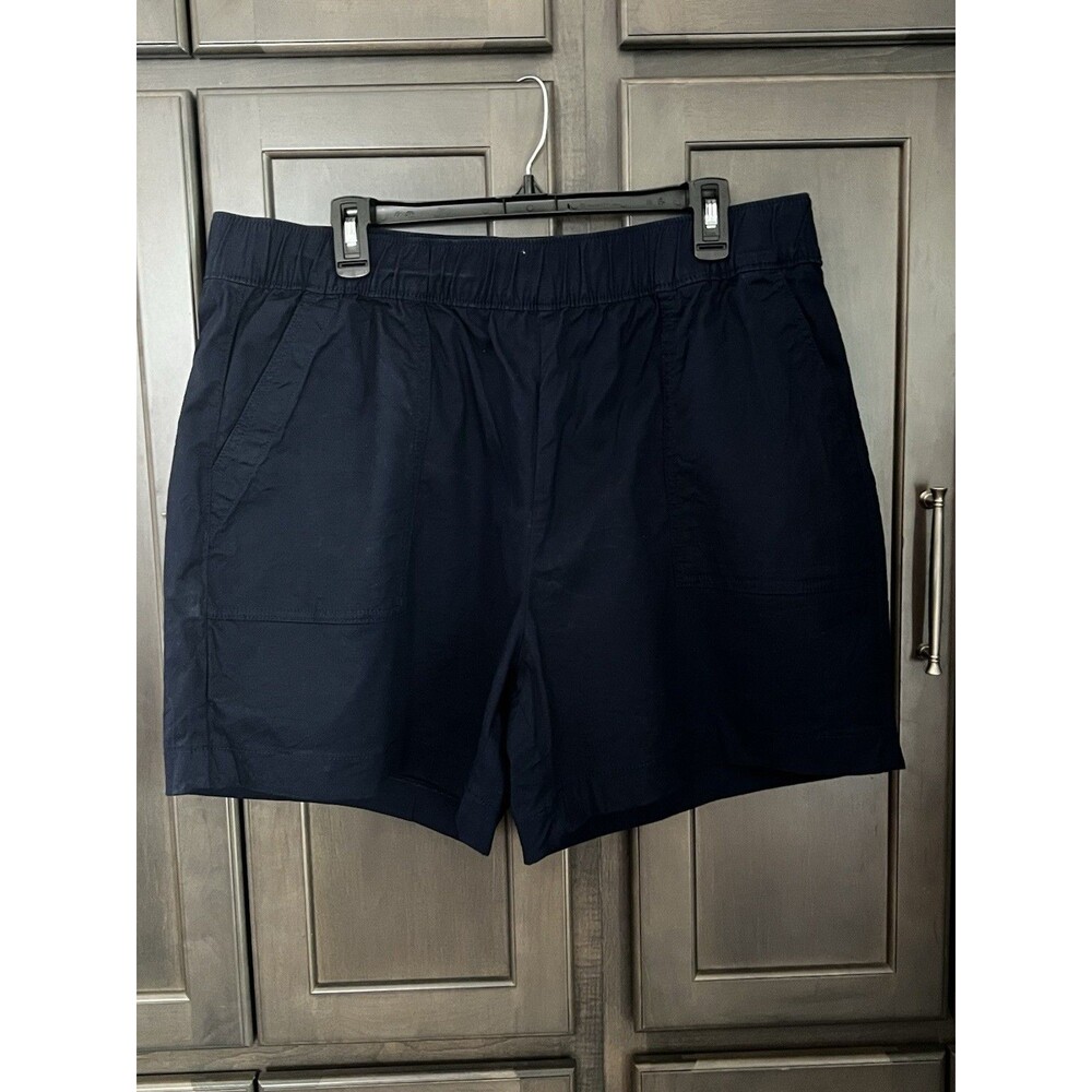 Croft & Barrow Women’s Size XXL Pull On Navy Cotton Shorts